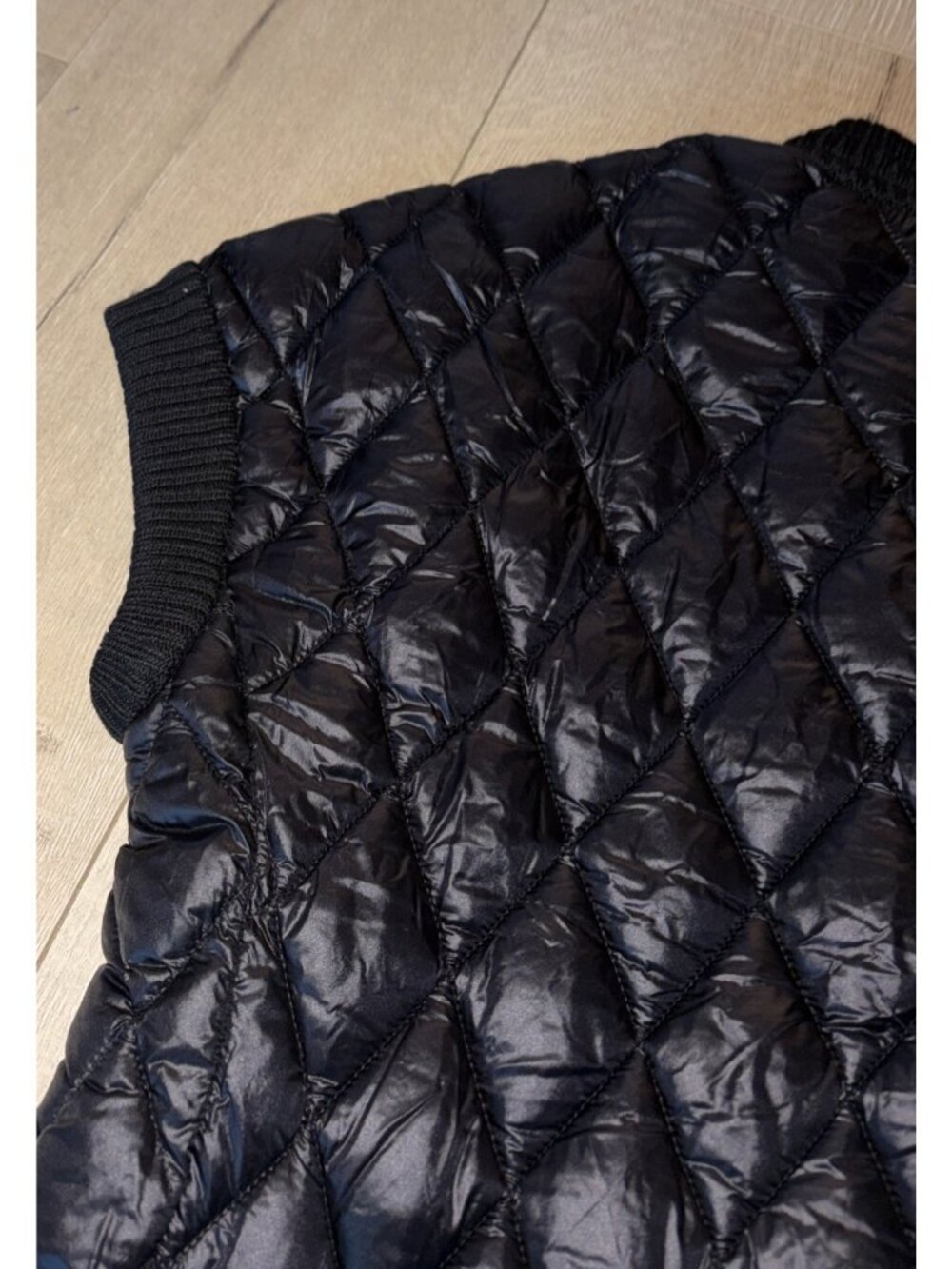NWT Martha Stewart  Down Puffer Jacket Vest Black Quilted Size Medium NWT - Picture 4 of 4